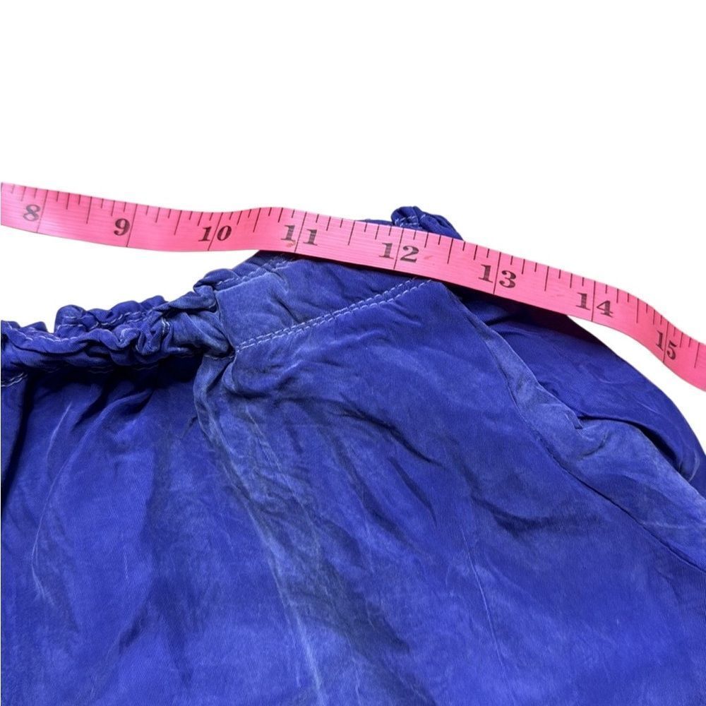 Vintage purple Silk Pull on wide leg pants Medium - Picture 6 of 6